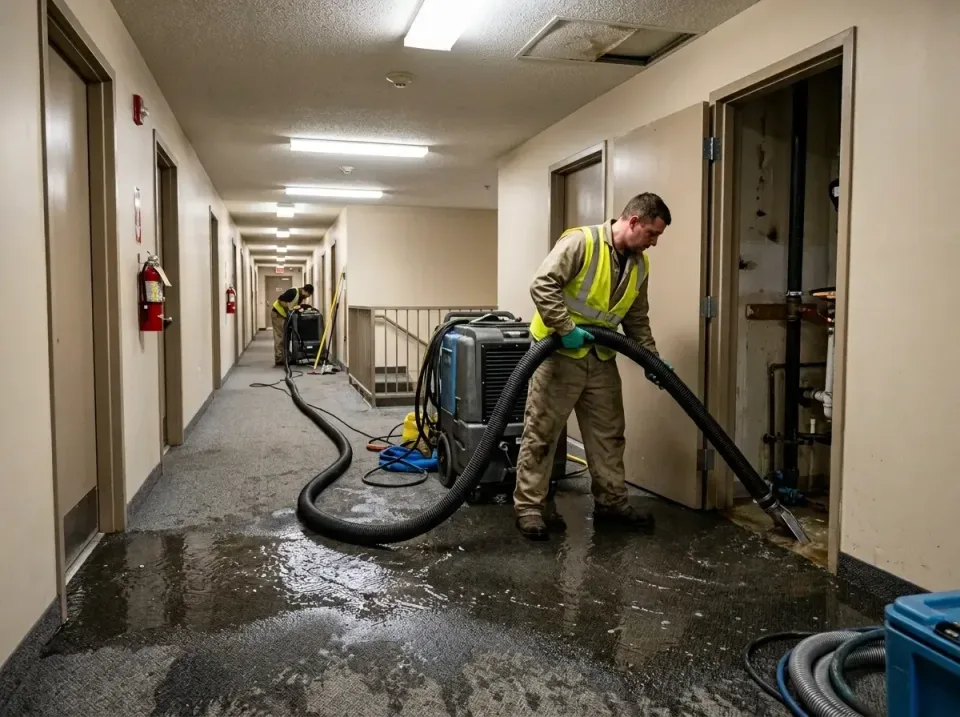 multi-unit-apartment-hallway-f-005 — frequently asked questions, Emergency Burst Pipe Water Extraction & Removal in Friendsw…